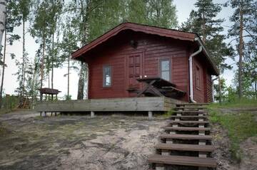 Фото номера Шале (для 4 взрослых) Дома для отпуска Alberta Dīķi г. Упесциемс 3